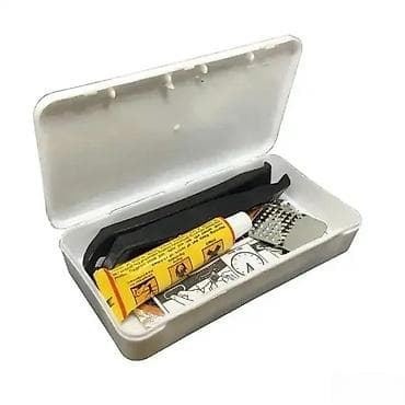 Equipment for cyclists: SET ZA KRPLJENJE GUMA SA MONTIRAČIMA | Set za krpljenje sa at lalafo.rs — 2 Equipment for cyclists: SET ZA KRPLJENJE GUMA SA MONTIRAČIMA | Set za krpljenje sa — 2