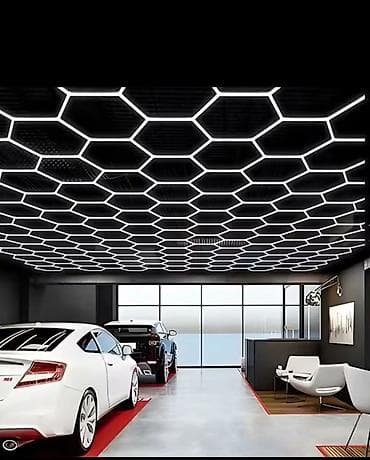 LED heksagonalna rasveta za garaže, detailing studije i radionice - na lalafo.rs — 3 LED heksagonalna rasveta za garaže, detailing studije i radionice - — 3