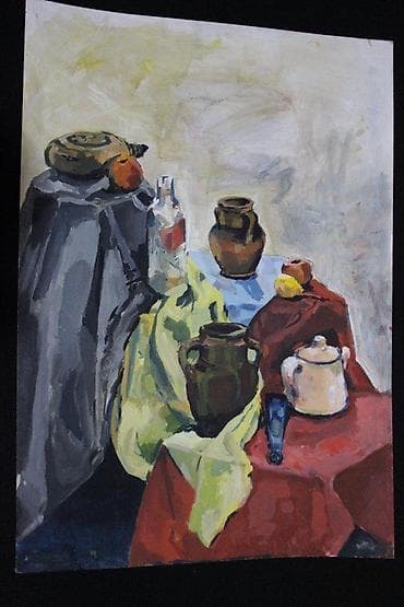 SLIKA MRTVA PRIRODA, IMPRESIONIZAM, AKRIL NA KARTONU, 70X100 | Slika na lalafo.rs SLIKA MRTVA PRIRODA, IMPRESIONIZAM, AKRIL NA KARTONU, 70X100 | Slika