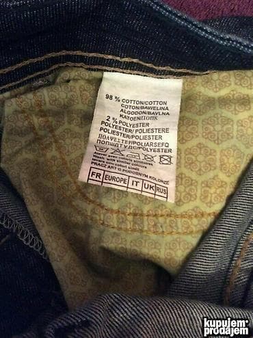 Original ARMANI / Burberry / LeviS farmerice 28 - 30 100% cotton na lalafo.rs — 9 Original ARMANI / Burberry / LeviS farmerice 28 - 30 100% cotton — 9