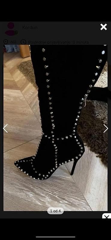 Čizme, 39, bоја - Crna na lalafo.rs — 1 Čizme, 39, bоја - Crna — 1