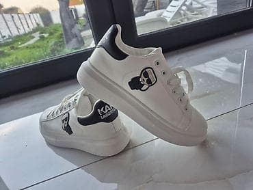 NOVO Karl Lagerfeld bele patike – unisex br 40 - Model: niske patike na lalafo.rs — 2 NOVO Karl Lagerfeld bele patike – unisex br 40 - Model: niske patike — 2
