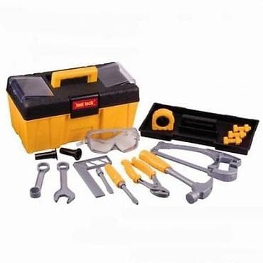 Dečiji set alata sa kutijom - Kompletna kutija za alat u žuto-crnoj na lalafo.rs Dečiji set alata sa kutijom - Kompletna kutija za alat u žuto-crnoj