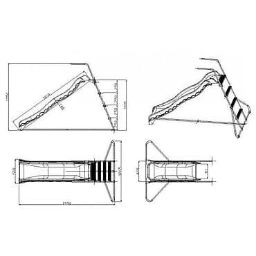 Dečiji tobogan sa metalnim ramom – dužina klizne površine 198cmx128 na lalafo.rs — 3 Dečiji tobogan sa metalnim ramom – dužina klizne površine 198cmx128 — 3