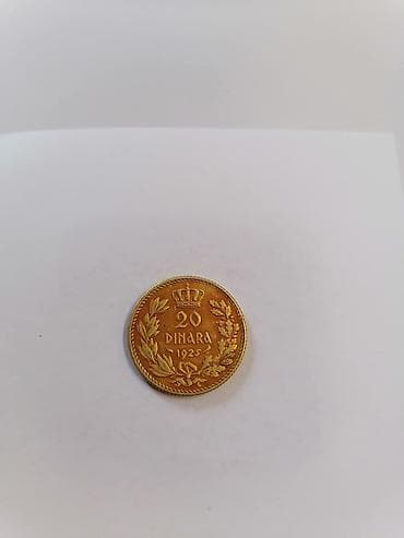 01. Zlatnik Kralj Aleksandar.
20din 1925god
Cena:1800din na lalafo.rs — 4 01. Zlatnik Kralj Aleksandar.
20din 1925god
Cena:1800din — 4