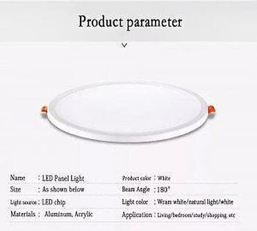 LED plafonska svetlost AC220V 6W 15W 18W 20W 30W. LED plafonska na lalafo.rs — 6 LED plafonska svetlost AC220V 6W 15W 18W 20W 30W. LED plafonska — 6
