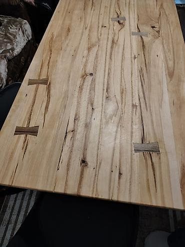 cepaci za drva: Masivni drveni sto – ručni rad - Ploča od punog drveta sa izraženim na lalafo.rs — 1 cepaci za drva: Masivni drveni sto – ručni rad - Ploča od punog drveta sa izraženim — 1