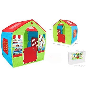 Plastična kućica za igru – „prodavnica/sladoledžinica“ - Šarena na lalafo.rs Plastična kućica za igru – „prodavnica/sladoledžinica“ - Šarena