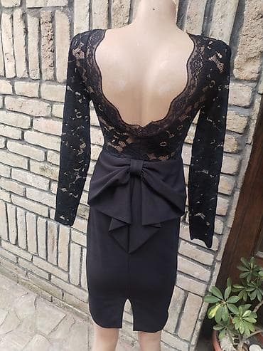 Women's Clothing: Elegantna crna haljina – veličina S (kao nova) - Kroj: uska midi at lalafo.rs — 2 Women's Clothing: Elegantna crna haljina – veličina S (kao nova) - Kroj: uska midi — 2