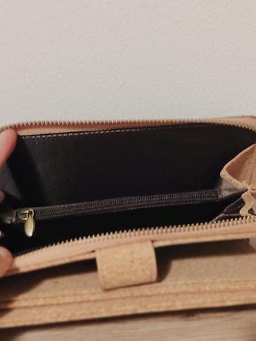 Ženski novčanik od plute sa etno/boho printom - Materijal: prirodna na lalafo.rs — 3 Ženski novčanik od plute sa etno/boho printom - Materijal: prirodna — 3