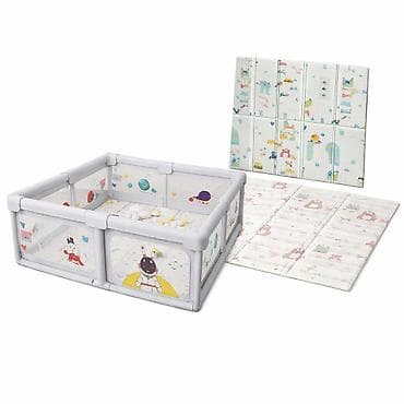 Dečiji ogradica–igralište sa preklopnom podlogom - Prostrana na lalafo.rs Dečiji ogradica–igralište sa preklopnom podlogom - Prostrana