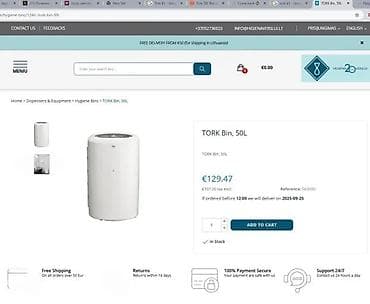 prsluk jaknica mango u: Tork Elevation B1 – korpa za otpad, 50 L - Zapremina: 50 litara (B1 at lalafo.rs — 5 prsluk jaknica mango u: Tork Elevation B1 – korpa za otpad, 50 L - Zapremina: 50 litara (B1 — 5