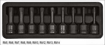 Set RIBE udarnih ključeva, RM5-RM14, 9 kom, 1/2" – PROFI, YATO Set na lalafo.rs — 2 Set RIBE udarnih ključeva, RM5-RM14, 9 kom, 1/2" – PROFI, YATO Set — 2