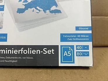 kom sa etiketom: Set folija za plastifikaciju – A5 i foto format 10x15 cm - Brend at lalafo.rs — 5 kom sa etiketom: Set folija za plastifikaciju – A5 i foto format 10x15 cm - Brend — 5