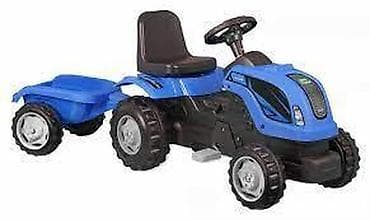 Dečiji traktor na pedale sa prikolicom - Robustan plastični traktor u na lalafo.rs Dečiji traktor na pedale sa prikolicom - Robustan plastični traktor u