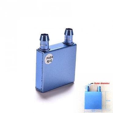 Electronics: Aluminijumski vodeni blok/hladnjak za tečno hlađenje - Kompaktan blok at lalafo.rs — 3 Electronics: Aluminijumski vodeni blok/hladnjak za tečno hlađenje - Kompaktan blok — 3