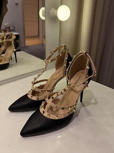 Ženske salonke na štiklu sa nitnama - Model: špic salonke sa at lalafo.rs — 4 Ženske salonke na štiklu sa nitnama - Model: špic salonke sa — 4