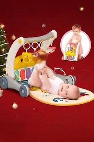 Guralice za bebe: Multifunkcionalna 3u1 bebi igraonica i guralica sa pianinom - na lalafo.rs — 2 Guralice za bebe: Multifunkcionalna 3u1 bebi igraonica i guralica sa pianinom - — 2