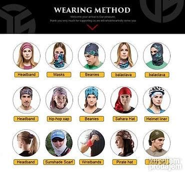 3D Marama Klovn (clown) balaclava, face mask, bandana, cap na lalafo.rs — 3 3D Marama Klovn (clown) balaclava, face mask, bandana, cap — 3