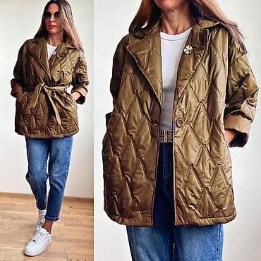 🔥Ženska prošivena jakna na akciji – kratki model sa pojasom na lalafo.rs — 4 🔥Ženska prošivena jakna na akciji – kratki model sa pojasom — 4