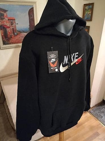Novi muski pamucni duks sa kapuljacom Nike Crni 2XL Debeli Zimski at lalafo.rs — 3 Novi muski pamucni duks sa kapuljacom Nike Crni 2XL Debeli Zimski — 3
