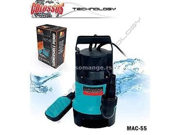 Machtig MAC-55 Potapajuća Pumpa za prljavu i cistu vodu. NOVA na lalafo.rs — 1 Machtig MAC-55 Potapajuća Pumpa za prljavu i cistu vodu. NOVA — 1