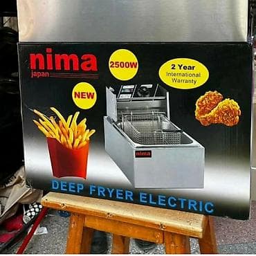 Električna friteza od nerđajućeg čelika, kapaciteta 6 l, snage 2500 W na lalafo.rs — 2 Električna friteza od nerđajućeg čelika, kapaciteta 6 l, snage 2500 W — 2