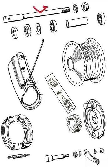 Osovina zadnjeg točka za Tomos - Originalna osovina zadnjeg točka za na lalafo.rs — 2 Osovina zadnjeg točka za Tomos - Originalna osovina zadnjeg točka za — 2