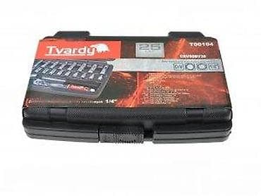 Pneumatski alati i kompresori: Tvardy set nasadnih ključeva 1/4" – 25 delova, u koferu - na lalafo.rs — 1 Pneumatski alati i kompresori: Tvardy set nasadnih ključeva 1/4" – 25 delova, u koferu - — 1