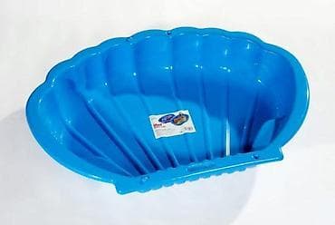 Plastični dečiji bazen/peskarnik u obliku školjke – plava boja. - at lalafo.rs — 1 Plastični dečiji bazen/peskarnik u obliku školjke – plava boja. - — 1