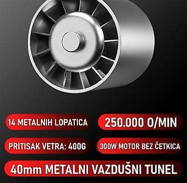 Cordless Power Tools: Nova turbo duvaljka 2 u 1 može da duva i usisava. Ima pet brzina at lalafo.rs — 8 Cordless Power Tools: Nova turbo duvaljka 2 u 1 može da duva i usisava. Ima pet brzina — 8