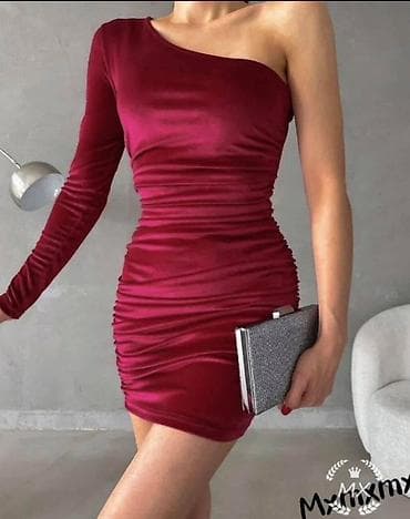 🔥Elegantna mini haljina na jedno rame ✅Dostupne 3 boje ✅Odgovara S i M na lalafo.rs — 3 🔥Elegantna mini haljina na jedno rame ✅Dostupne 3 boje ✅Odgovara S i M — 3