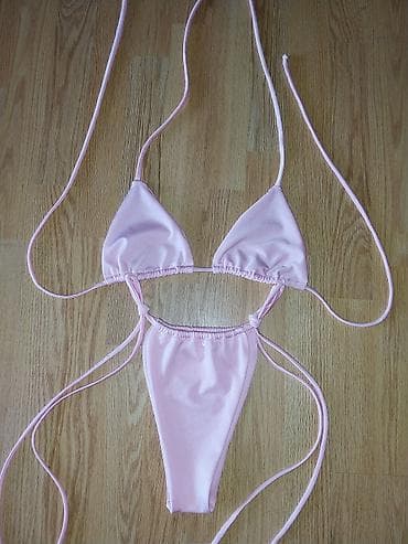 Dvodelni bikini set sa trouglastim gornjim delom i brazilka donjim na lalafo.rs — 3 Dvodelni bikini set sa trouglastim gornjim delom i brazilka donjim — 3