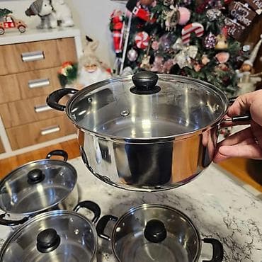 Set šerpi – Classic Soup Pot - Komplet od 4 šerpe od nerđajućeg na lalafo.rs — 3 Set šerpi – Classic Soup Pot - Komplet od 4 šerpe od nerđajućeg — 3