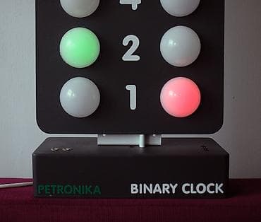 Clocks for home: Svetski unikat. samogradnja lično. ! Digitalni stoni sat s binarnim at lalafo.rs — 6 Clocks for home: Svetski unikat. samogradnja lično. ! Digitalni stoni sat s binarnim — 6