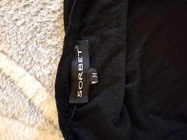 Crna ženska majica/bluza SORBET, veličina M. - Model sa dubokim na lalafo.rs — 1 Crna ženska majica/bluza SORBET, veličina M. - Model sa dubokim — 1