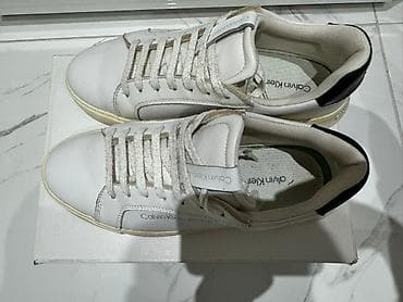 Moderne Calvin Klein Jeans patike, u beloj boji sa crnim detaljima na na lalafo.rs — 5 Moderne Calvin Klein Jeans patike, u beloj boji sa crnim detaljima na — 5