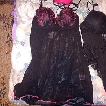 parka h: Set ženske donje garderobe – čipka i til, crna sa detaljima u pink at lalafo.rs — 4 parka h: Set ženske donje garderobe – čipka i til, crna sa detaljima u pink — 4