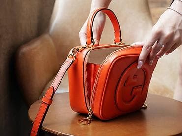 Gucci Soho kožna torba – narandžasta - Model: kompaktna kvadratna na lalafo.rs — 3 Gucci Soho kožna torba – narandžasta - Model: kompaktna kvadratna — 3