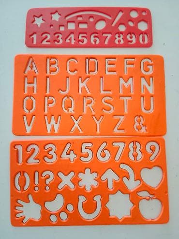 Slova i brojevi lenjiri šabloni Cena za sva tri kom bez oštećenja at lalafo.rs — 1 Slova i brojevi lenjiri šabloni Cena za sva tri kom bez oštećenja — 1