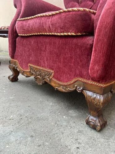 Stilske fotelje: Stara stilska BERZERA fotelja - lavlje šape 🛋️🦁 Chippendale stara na lalafo.rs — 8 Stilske fotelje: Stara stilska BERZERA fotelja - lavlje šape 🛋️🦁 Chippendale stara — 8