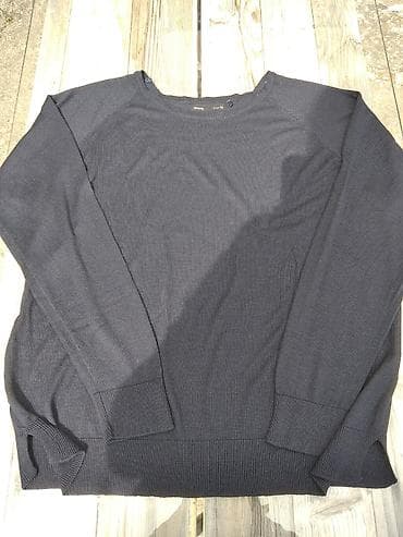 Blouses: Teget tanka bluza – veličina M - Lagani, tanki pleteni materijal at lalafo.rs — 5 Blouses: Teget tanka bluza – veličina M - Lagani, tanki pleteni materijal — 5