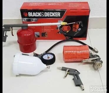 BLACK&DECKER Petodelni Set za Kompresor - Kvalitet i na lalafo.rs BLACK&DECKER Petodelni Set za Kompresor - Kvalitet i