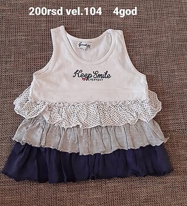 Dečija haljinica bez rukava – Goodies 1973 - Veličina: 104 (označeno na lalafo.rs Dečija haljinica bez rukava – Goodies 1973 - Veličina: 104 (označeno