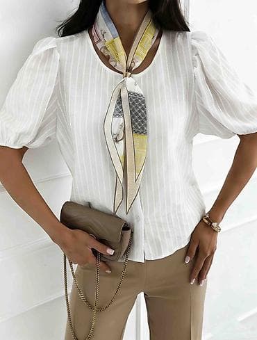 Women's Clothing: 03. L. Košulja + ešarpa 2.600 dinara at lalafo.rs — 6 Women's Clothing: 03. L. Košulja + ešarpa 2.600 dinara — 6