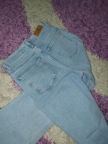 Ženske farmerke – svetloplavi denims - Model: široke nogavice sa na lalafo.rs — 2 Ženske farmerke – svetloplavi denims - Model: široke nogavice sa — 2