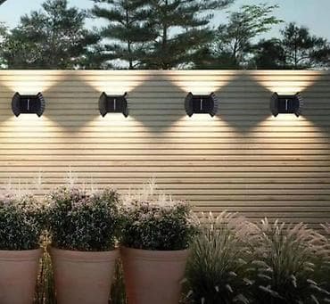 Baštenska rasveta: Zidne solarne LED lampe – set od 4 kom ☀️💡 Praktične i dekorativne na lalafo.rs — 1 Baštenska rasveta: Zidne solarne LED lampe – set od 4 kom ☀️💡 Praktične i dekorativne — 1