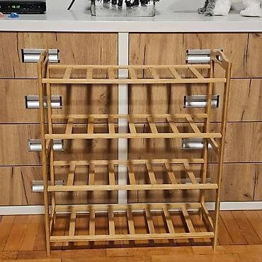 Drvena polica za obuću – 4 nivoa - Materijal: prirodno drvo na lalafo.rs — 3 Drvena polica za obuću – 4 nivoa - Materijal: prirodno drvo — 3