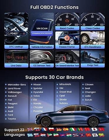 Transport: NOVO - MUCAR BT200 Lite OBD2 iOS / Android Auto Dijagnostika Novi at lalafo.rs — 6 Transport: NOVO - MUCAR BT200 Lite OBD2 iOS / Android Auto Dijagnostika Novi — 6