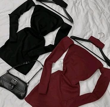 S, color - Burgundy, Cocktail, Long sleeves at lalafo.rs S, color - Burgundy, Cocktail, Long sleeves